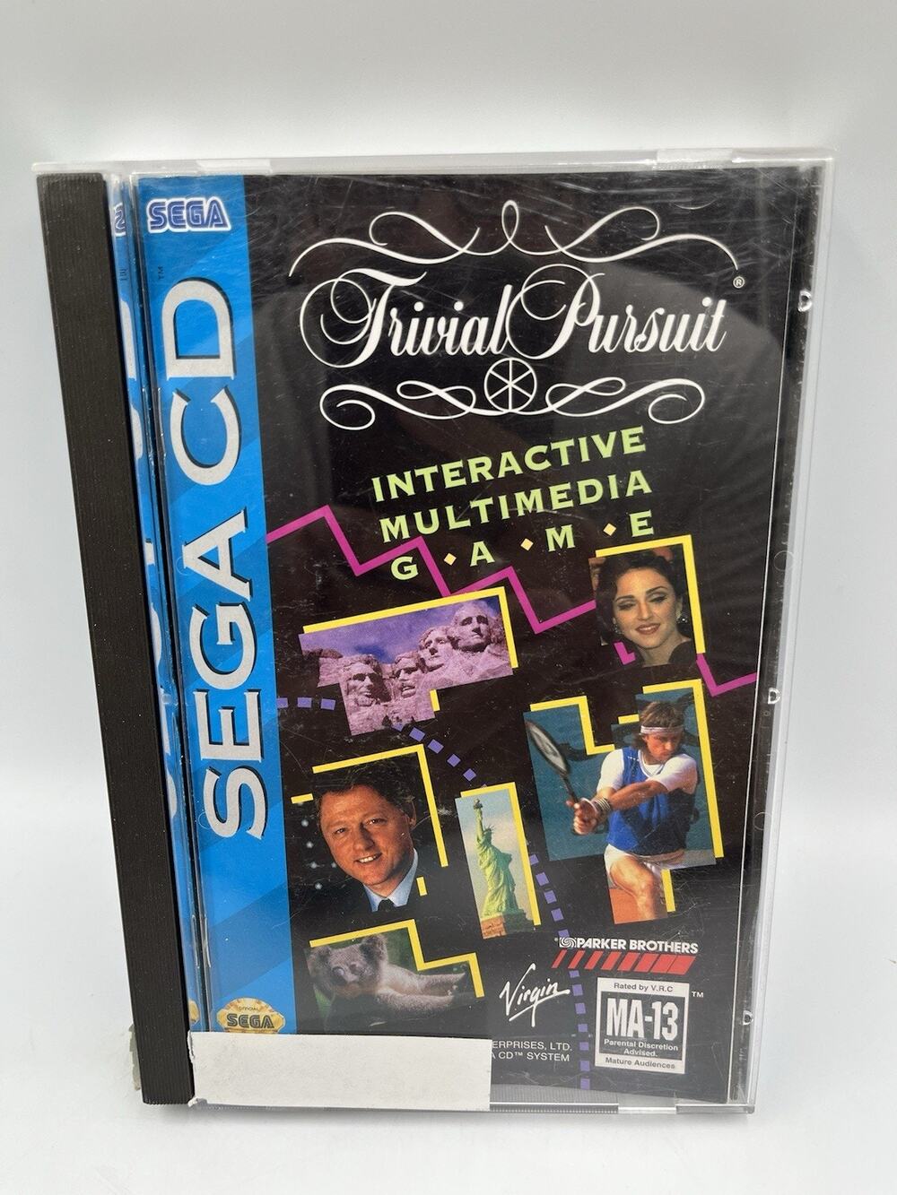 Sega CD - Trivial Pursuit Interactive Multimedia - 1994 - With Manual